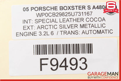 05-12 Porsche Boxster 987 Front Right Passenger Side Hood Hinge Support Bracket