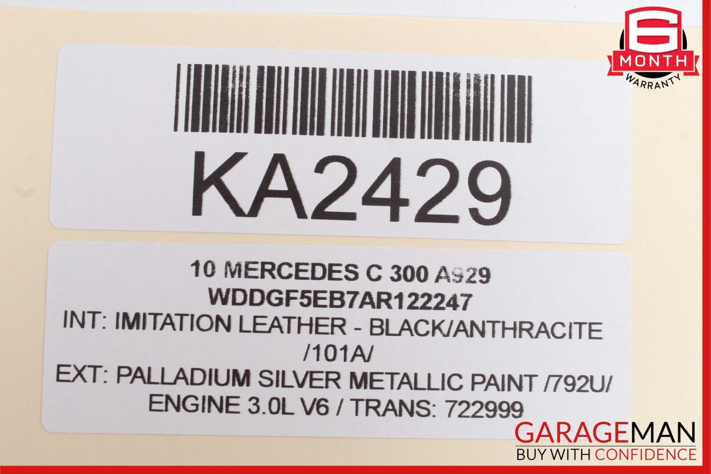 08-15 Mercedes W204 C300 C350 Front Left Side Door Control Module 2128203385 OEM