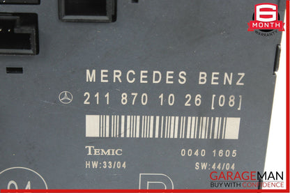 03-09 Mercedes W211 E350 E550 Front Right Passenger Side Door Control Module OEM