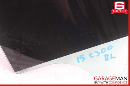 15-21 Mercedes W205 C300 C400 Rear Left Driver Side Door Window Glass OEM