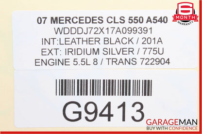 06-11 Mercedes W219 CLS500 Front Left Side Door Tweeter Speaker Cover Trim OEM
