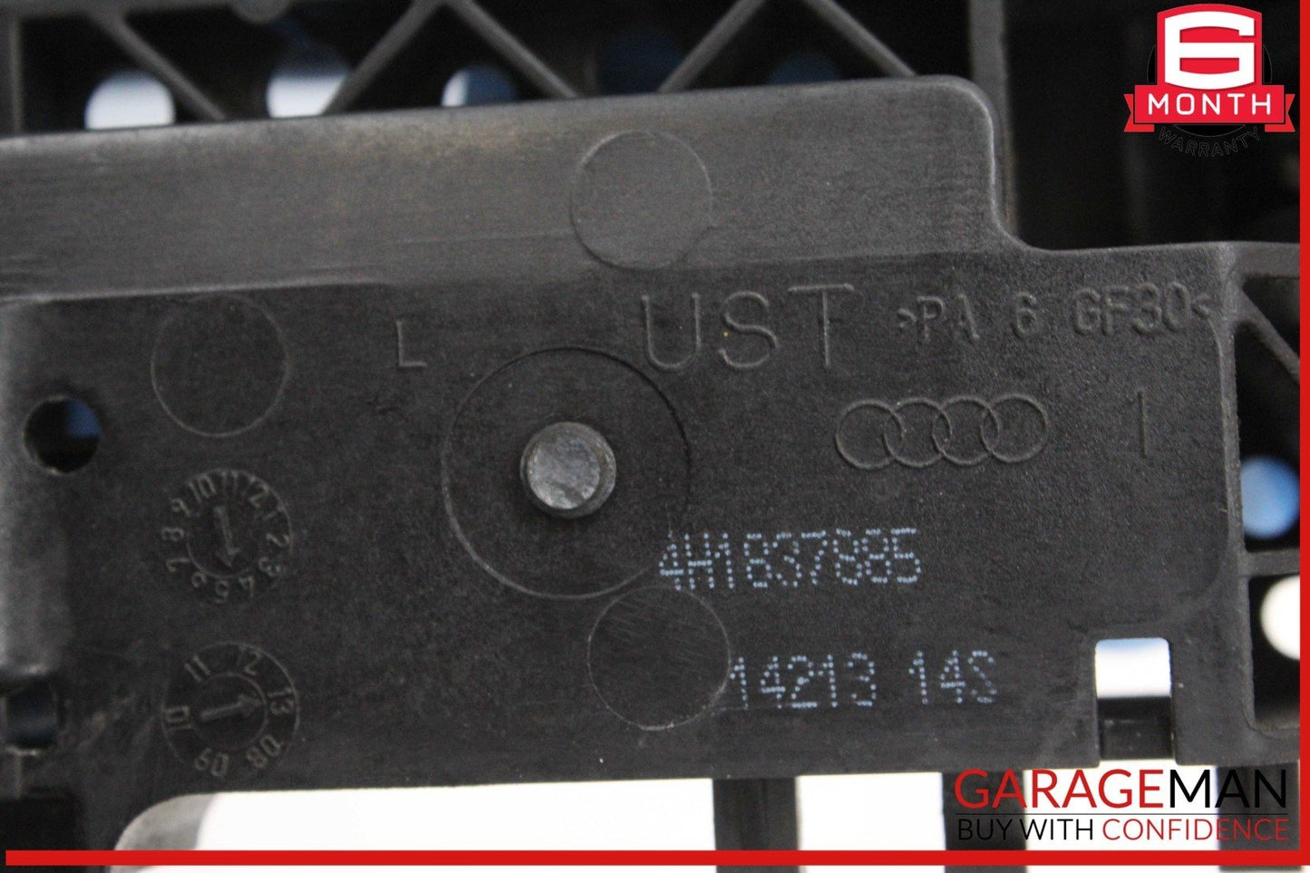 12-18 Audi A6 A7 Front Left Driver Side Exterior Door Handle Gray 4H1837885 OEM