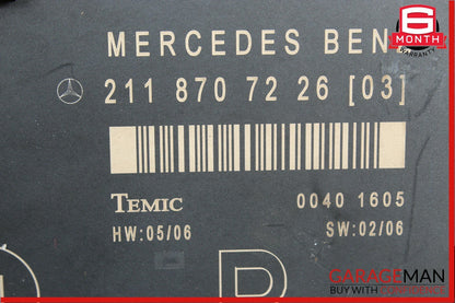 03-09 Mercedes W211 E350 E550 Front Right Passenger Door Control Module OEM