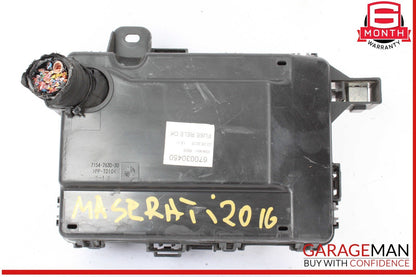 14-17 Maserati Ghibli Front Fuse Relay Box 670030450 OEM