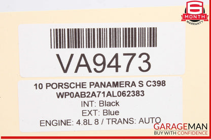 10-16 Porsche Panamera S 970 Rear Right Side Console AC A/C Air Vent Grille OEM
