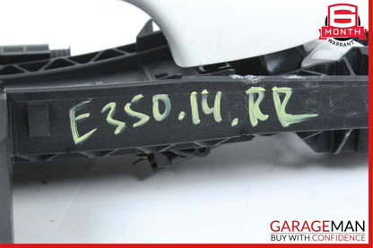 14-16 Mercedes W212 E350 E550 Rear / Front Right Side Exterior Door Handle White
