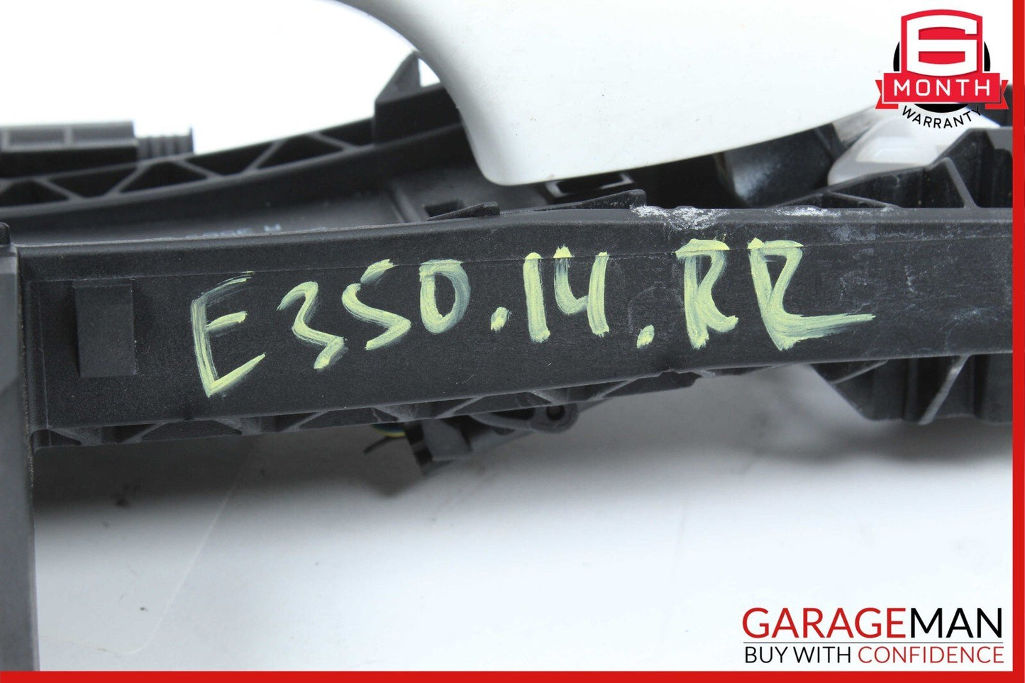14-16 Mercedes W212 E350 E550 Rear / Front Right Side Exterior Door Handle White