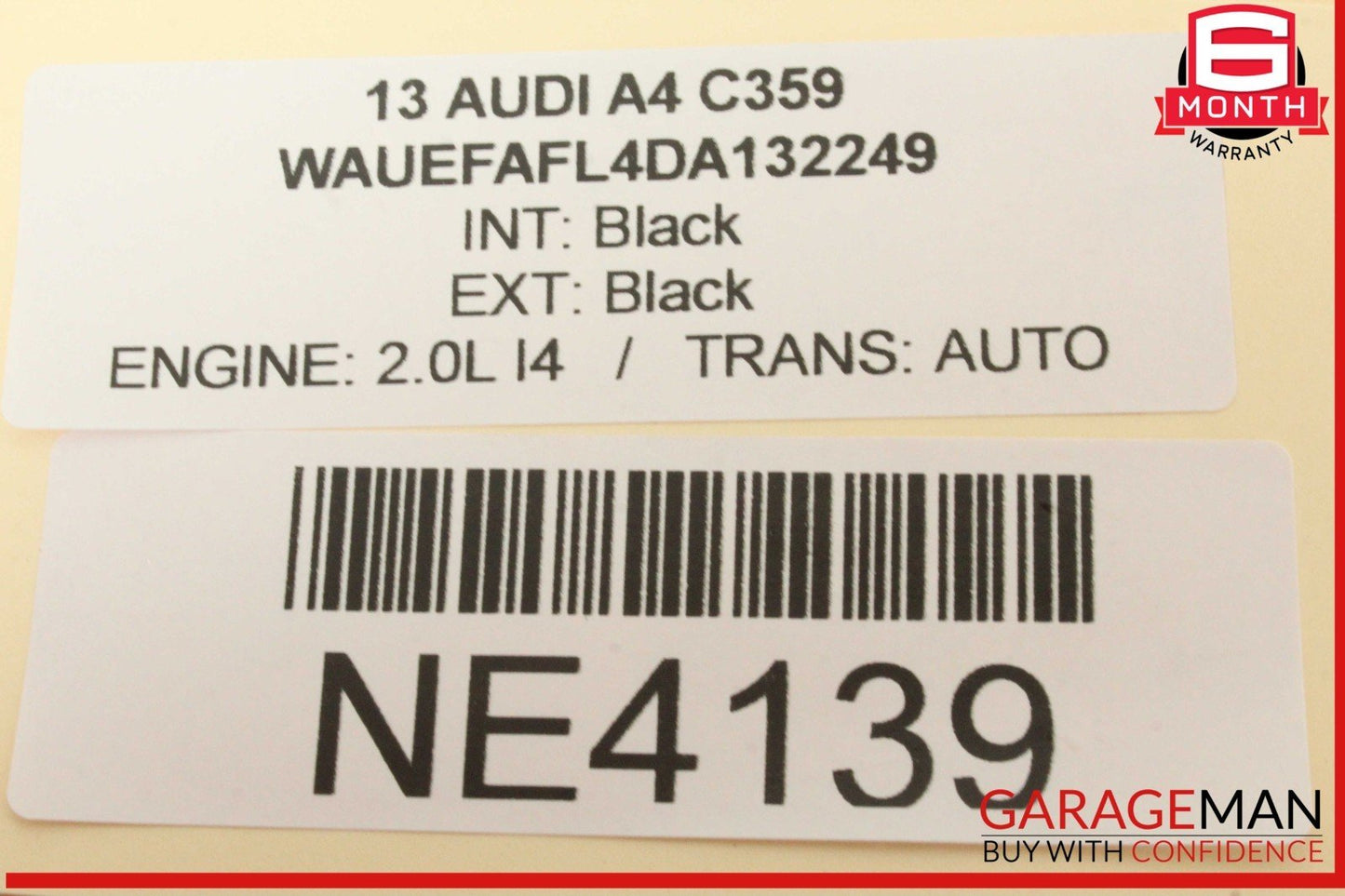 09-17 Audi A4 Q5 A5 Front Left Driver Side Lower Forward Control Arm OEM