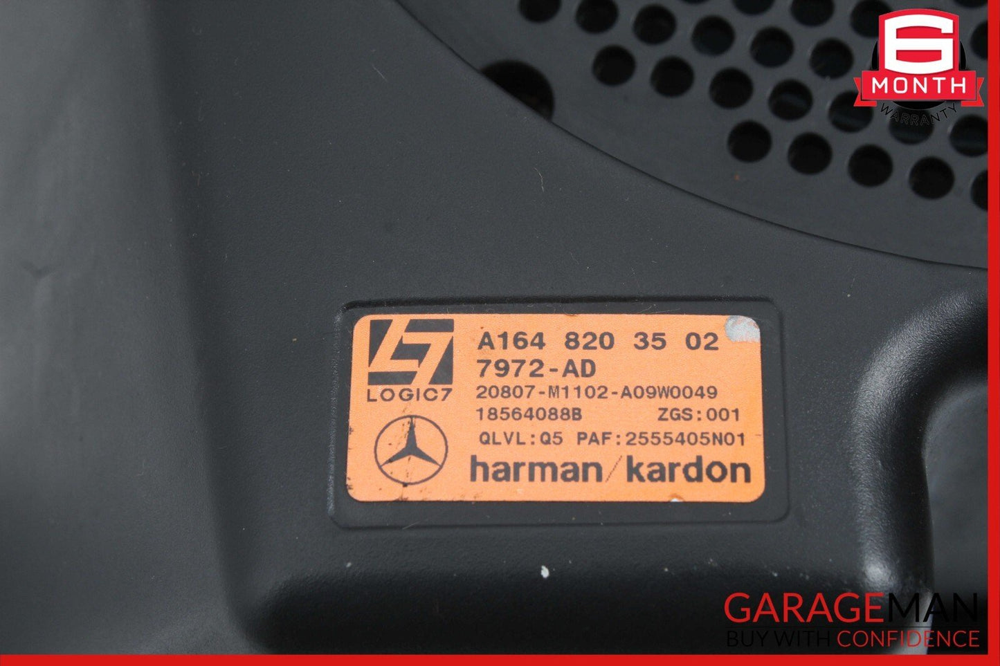07-12 Mercedes X164 GL550 4MATIC Rear Subwoofer Audio Speaker Harman Kardon OEM