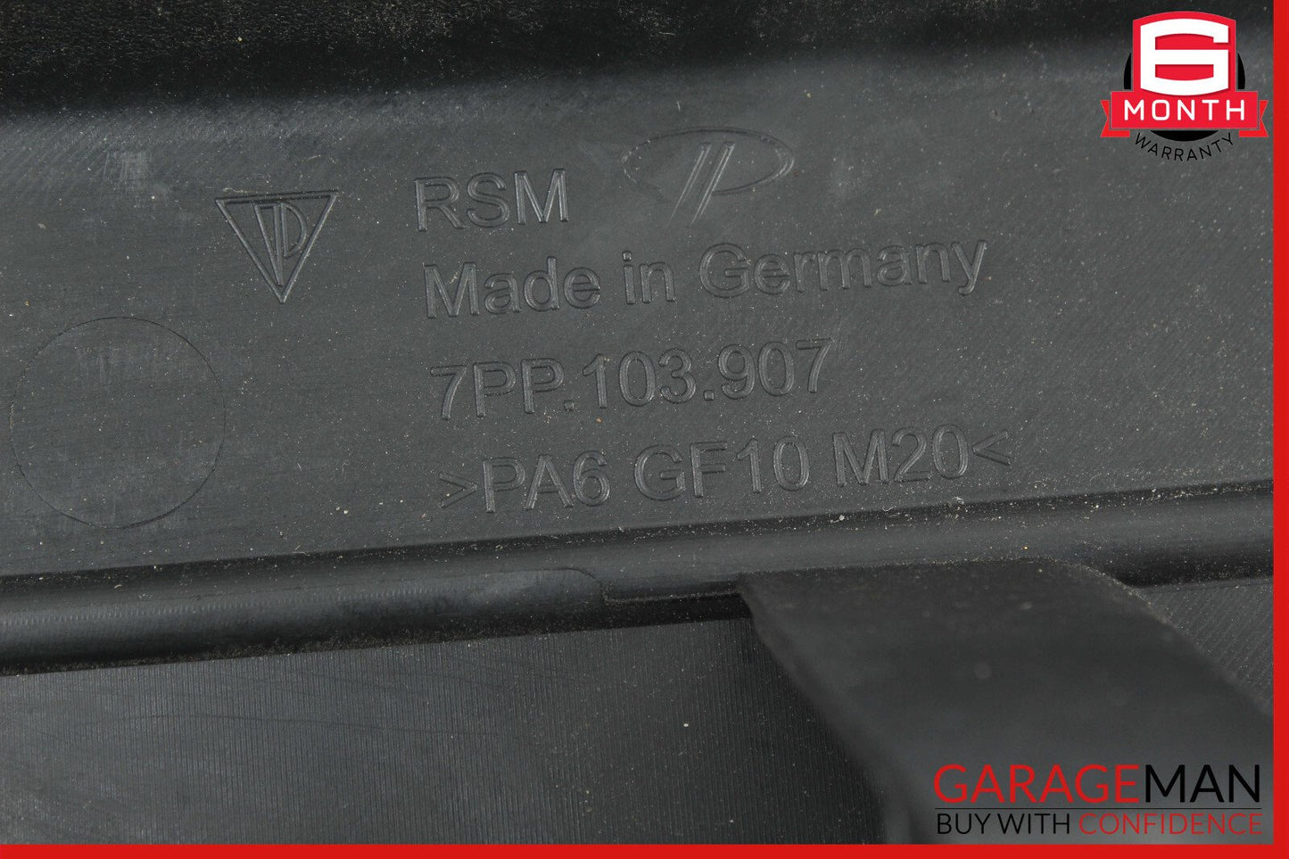 10-16 Porsche Panamera 970 Left Engine Coil Cover Trim Panel 7PP103907 OEM