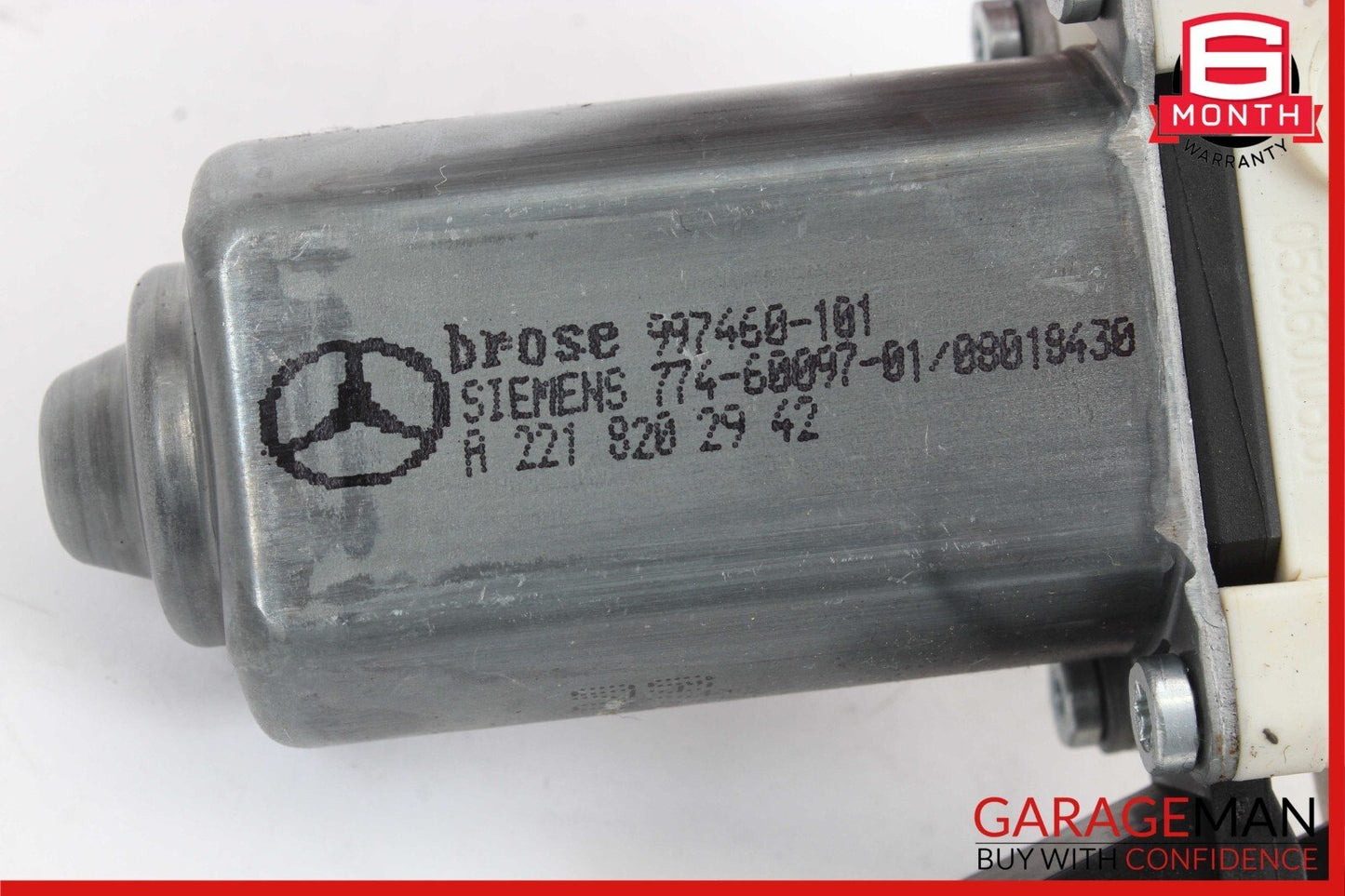 07-13 Mercedes W221 S550 S400 S63 AMG Rear Left Door Window Regulator Motor Unit