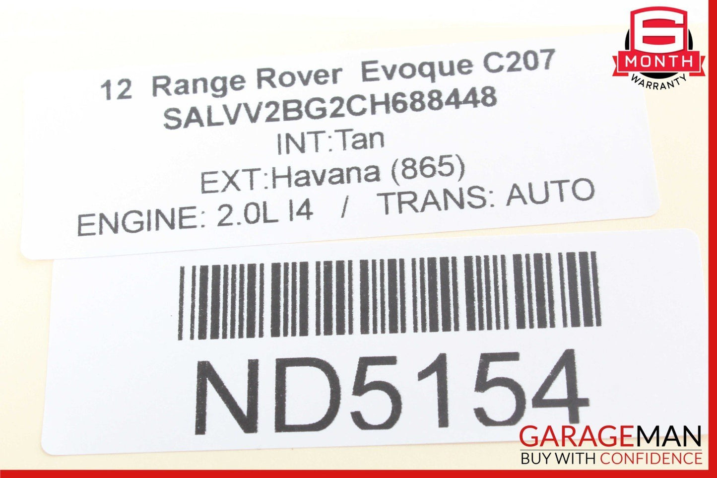 12-15 Range Rover Evoque Traction Control Hill Descent Switch Control Button OEM
