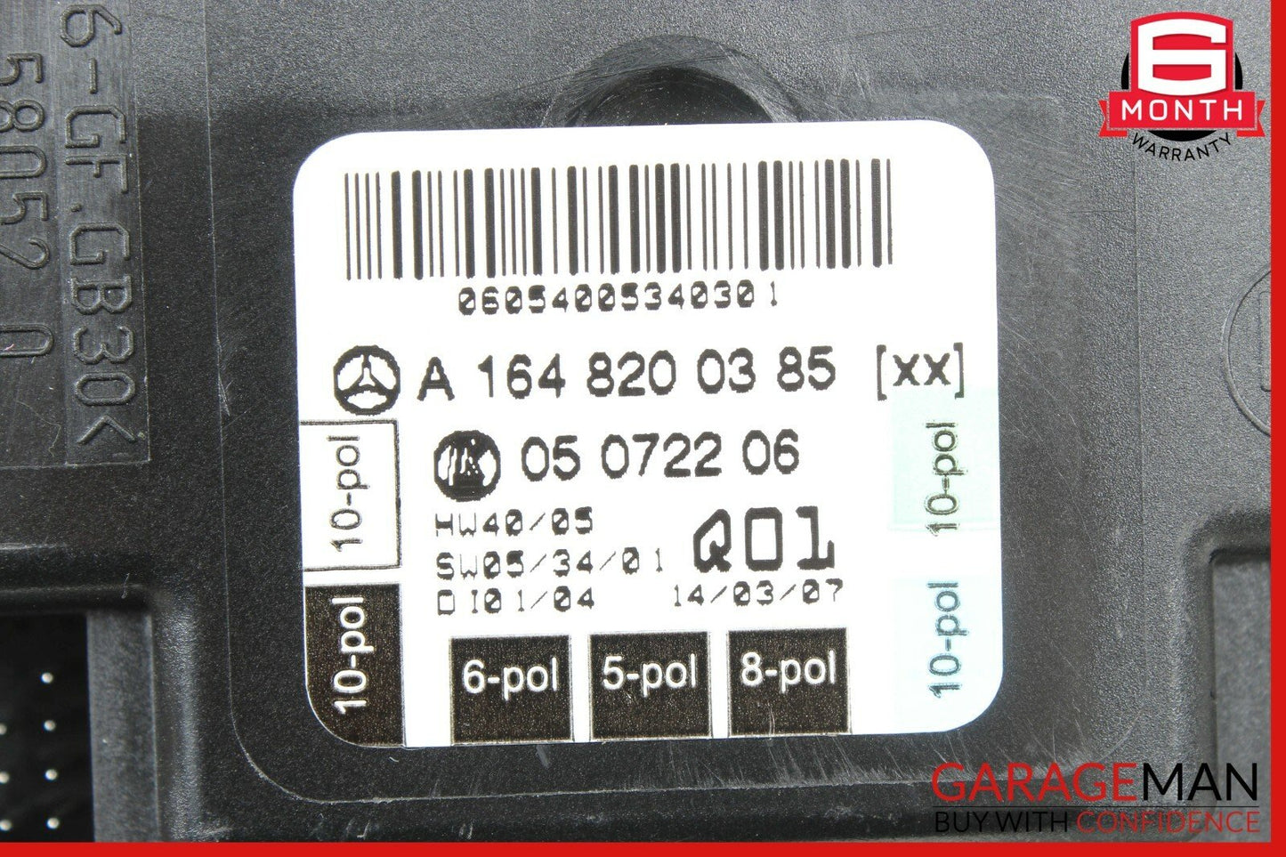 06-12 Mercedes X164 GL450 R500 ML450 Front Left Driver Door Control Module OEM