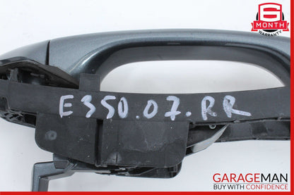 03-09 Mercedes W211 E320 E350 Rear Right Side Exterior Door Handle Grey OEM