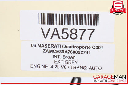 03-19 Maserati Quattroporte M139 Steering Wheel Paddle Shifters Set OEM