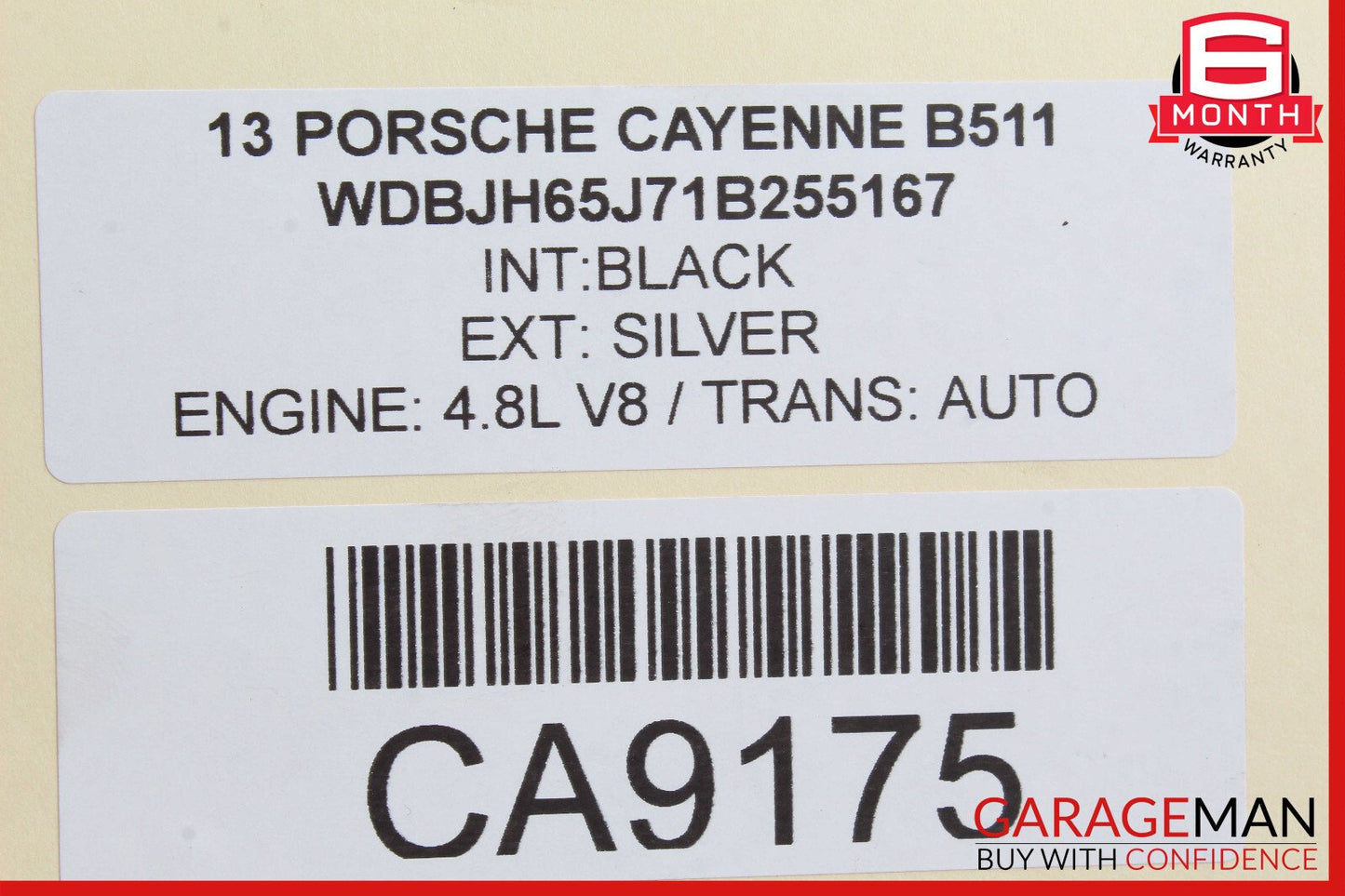 11-18 Porsche Cayenne 958 Fuel Gas Tank Filler Door Cover Lid OEM