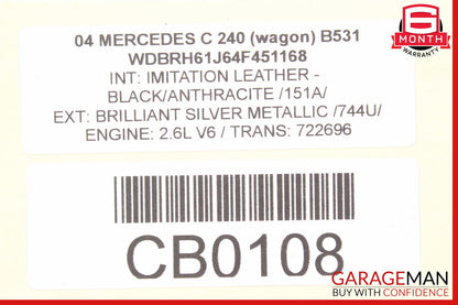 01-07 Mercedes W203 C240 Rear Left Lower Control Arm OEM