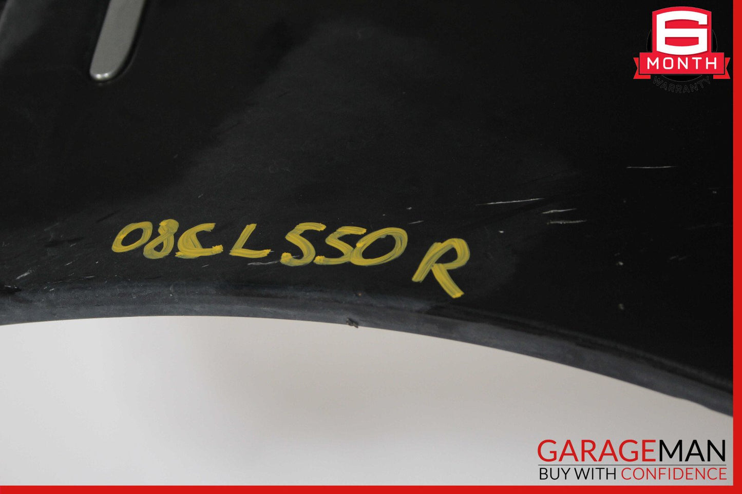 07-10 Mercedes W216 CL550 CL600 Front Right Passenger Side Fender Panel Black
