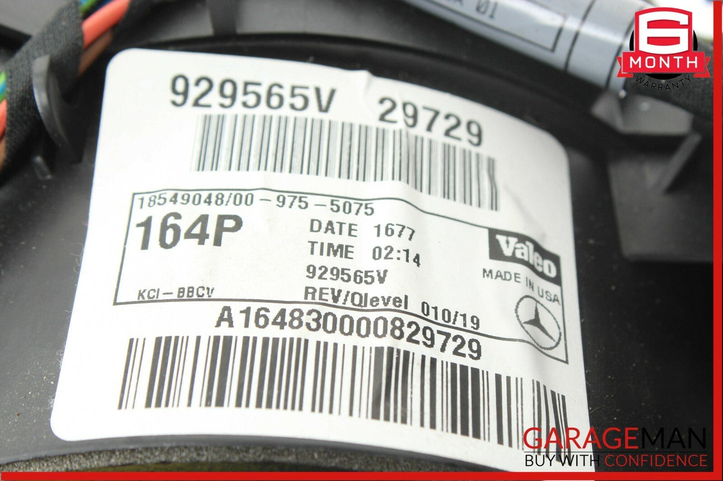06-12 Mercedes X164 GL450 Rear Climate AC A/C Heater Blower Motor OEM