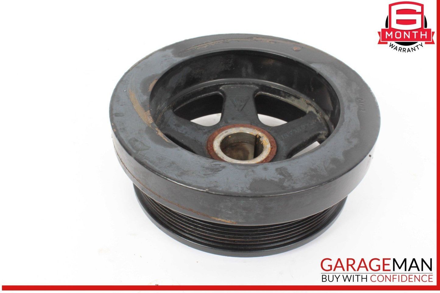 10-16 Porsche Cayenne 958 Engine Crankshaft Harmonic Balancer Crank Pulley OEM