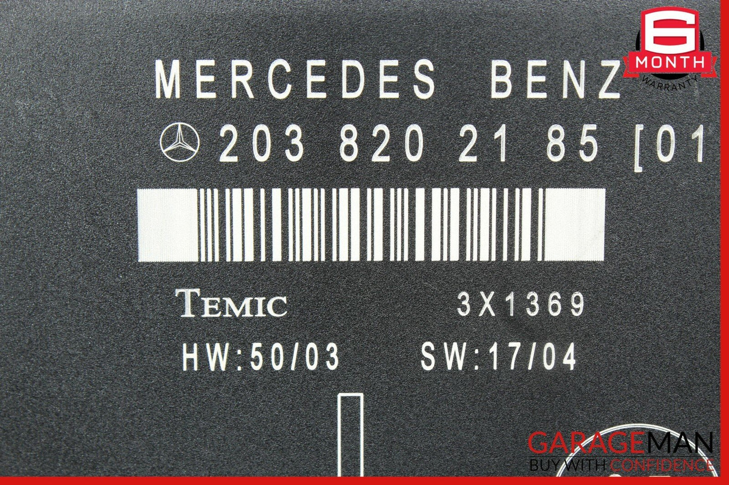 01-07 Mercedes W203 C230 C320 C55 AMG Rear Left Side Door Controller Module