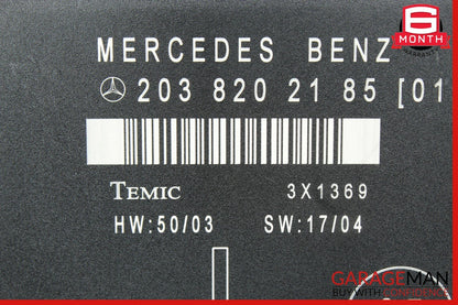01-07 Mercedes W203 C230 C320 C55 AMG Rear Left Side Door Controller Module
