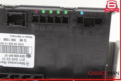 03-11 Mercedes W211 E550 E350 CLS350 Trunk Fuse Relay Box Control Module OEM