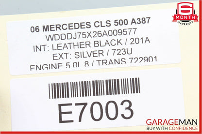 06-11 Mercedes CLS500 CLS55 AMG Front Right Door Lock Latch Actuator Keyless Go
