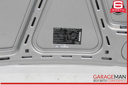 05-12 Porsche Boxster S 987 Rear Hood Bonnet Deck Lid Cover Silver OEM
