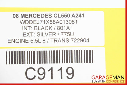07-13 Mercedes W216 CL550 S550 Front Right Side Seat Control Switch Set OEM