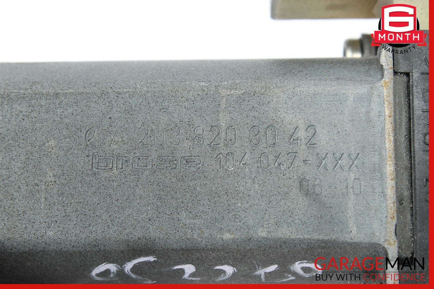 01-07 Mercedes W203 C230 C320 Rear Right Side Door Window Regulator Motor