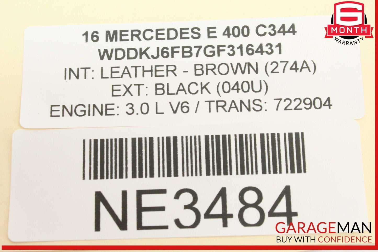 08-17 Mercedes W212 E400 E350 Rear Left or Right Side Lower Control Arm OEM