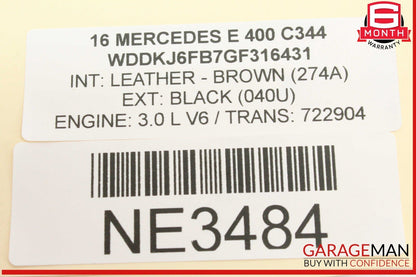 08-17 Mercedes W212 E400 E350 Rear Left or Right Side Lower Control Arm OEM