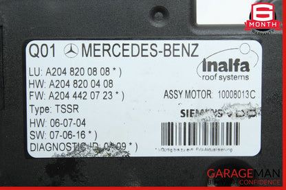 08-15 Mercedes W204 C350 GLK350 Sunroof Sun Roof Motor 2048200808 OEM