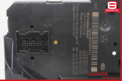 15-18 Mercedes W212 E350 Rear SAM Module Relay Fuse Box OEM