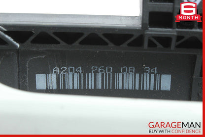 08-14 Mercedes W204 C350 C63 AMG Rear Right Side Exterior Door Handle Silver OEM