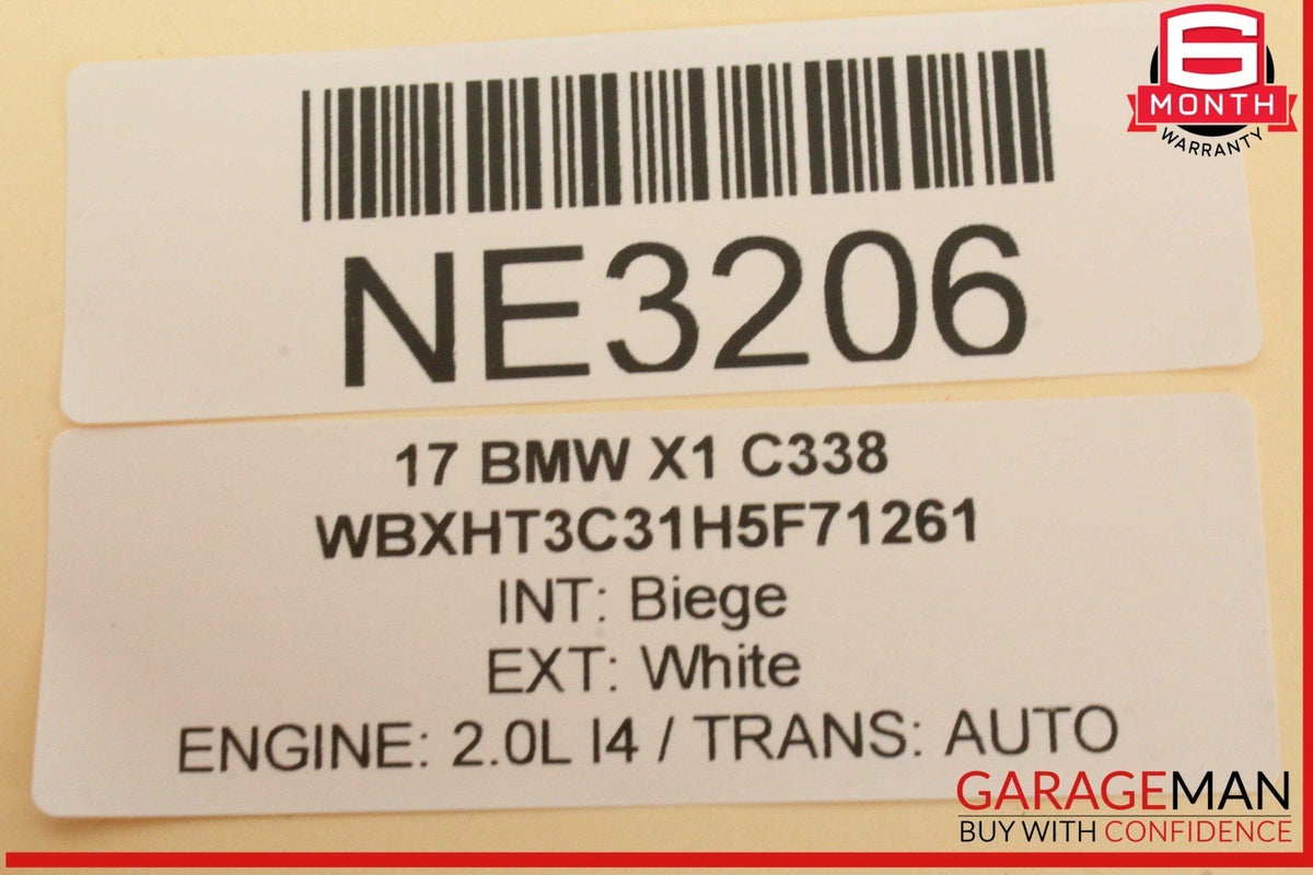 16-22 BMW X1 F48 X2 Rear Right Passenger Side Exterior Door Handle White OEM