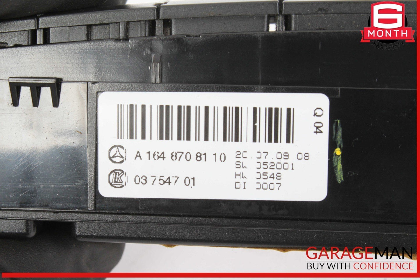 06-12 Mercedes X164 GL450 ML450 Hazard Control Switch Panel 1648708110 OEM