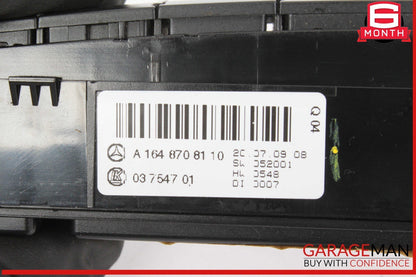 06-12 Mercedes X164 GL450 ML450 Hazard Control Switch Panel 1648708110 OEM