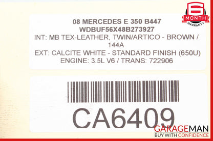 03-11 Mercedes W212 E350 CLS550 Front Left Side Lower Wishbone Control Arm OEM
