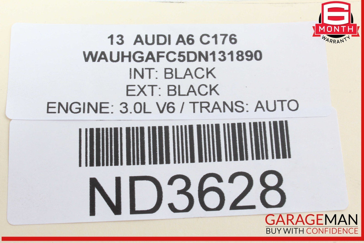 09-18 Audi A6 Q5 Rear Left or Rear Right Side CV Axle Shaft OEM