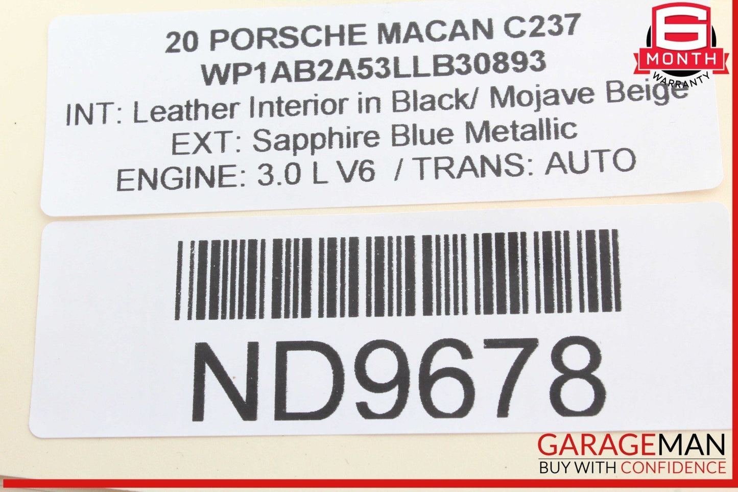 11-24 Porsche Macan 95B Cayenne Front Left or Right Side Seat Control Module OEM