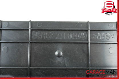 07-09 Mercedes W221 S550 Front Left / Right Lower Seat Compartment Trim Storage