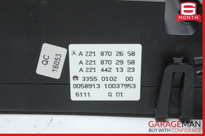 07-13 MERCEDES W221 S550 CL550 S63 AMG A/C AC HEATER CLIMATE CONTROL SWITCH OEM