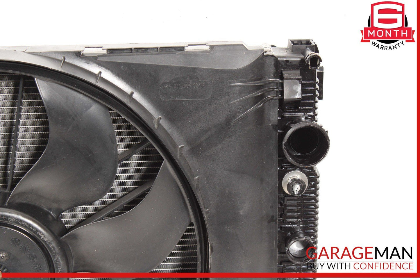 10-17 Mercedes W212 E350 Engine Cooling Radiator A/C Air Condenser Assy OEM