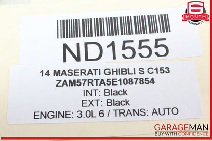 14-17 Maserati Ghibli S Rear Right or Left Side Control Arm 670007251 OEM
