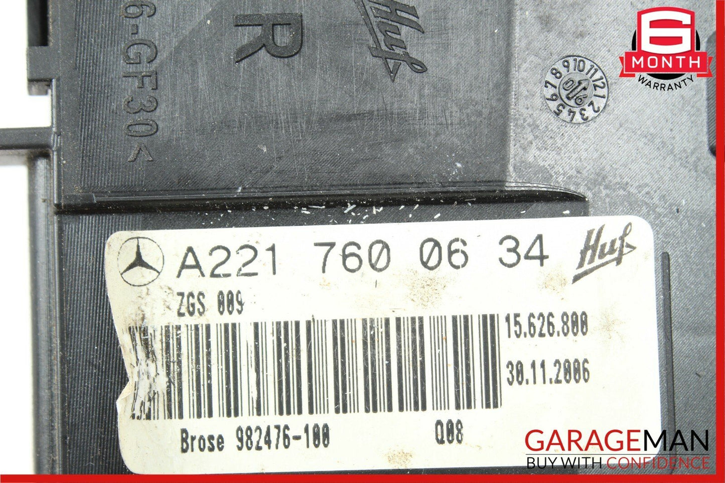 07-13 Mercedes W221 S550 Front Right Side Exterior Door Handle Keyless Go Grey