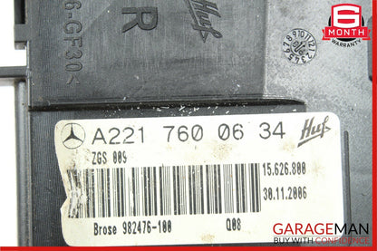 07-13 Mercedes W221 S550 Front Right Side Exterior Door Handle Keyless Go Grey