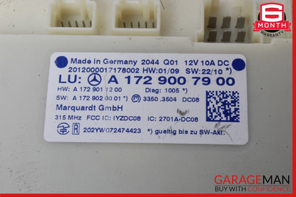 10-15 Mercedes W207 E350 E63 AMG Keyless Go Entry Control Module 1729007900 OEM