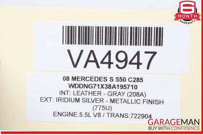 07-14 Mercedes W221 S550 S400 Electronic Parking Button Switch 2215401445 OEM